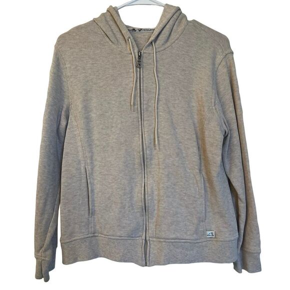 Pendleton Originals Women's Heathered Cream Hooded Zip Up Sweatshirt Small - Picture 1 of 9